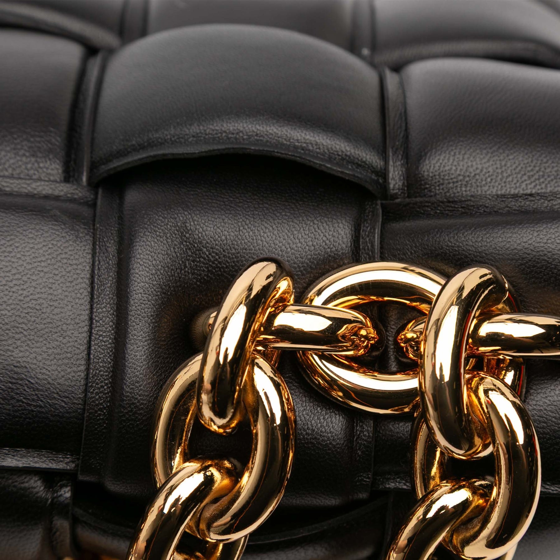 Bottega Veneta Nappa Intrecciato Padded Chain Cassette Satchel