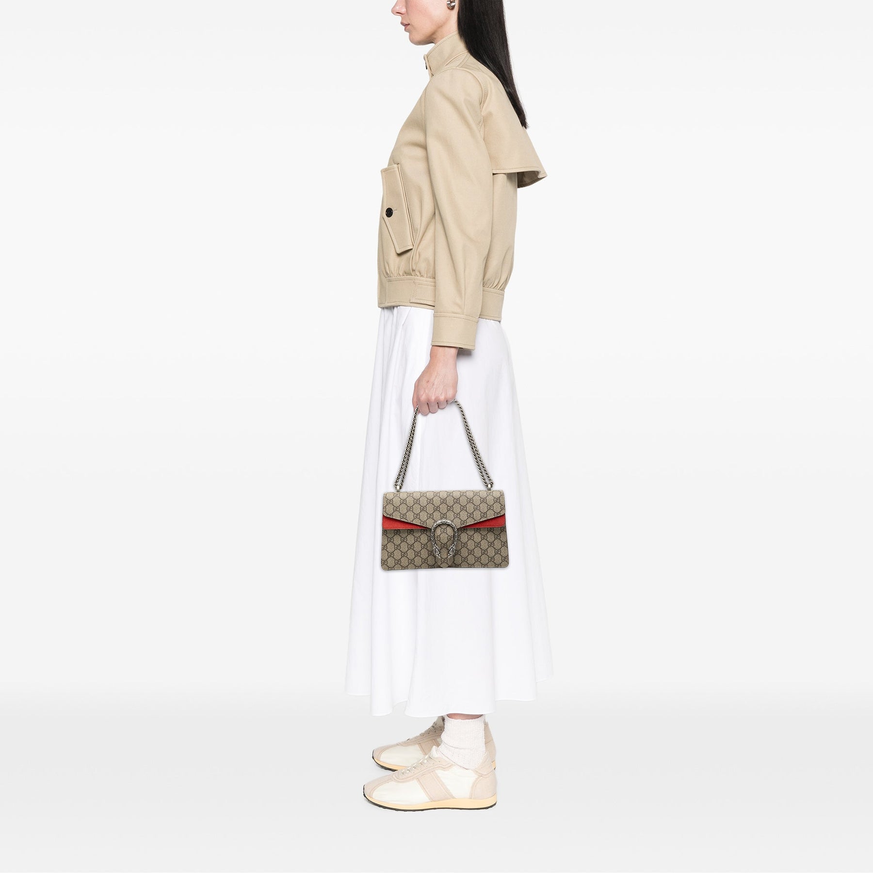 Gucci Medium GG Supreme Dionysus Shoulder Bag