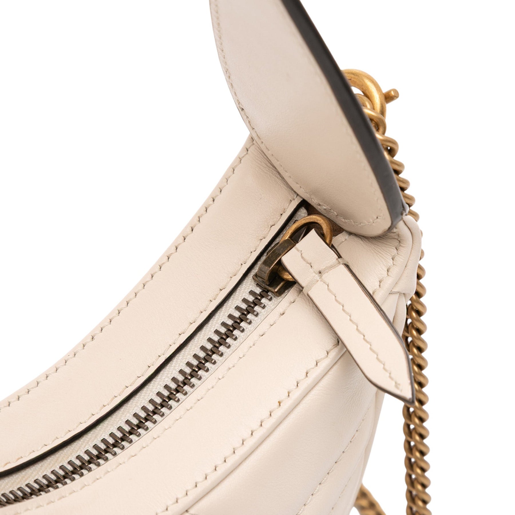 Gucci Mini GG Marmont Half Moon Bag