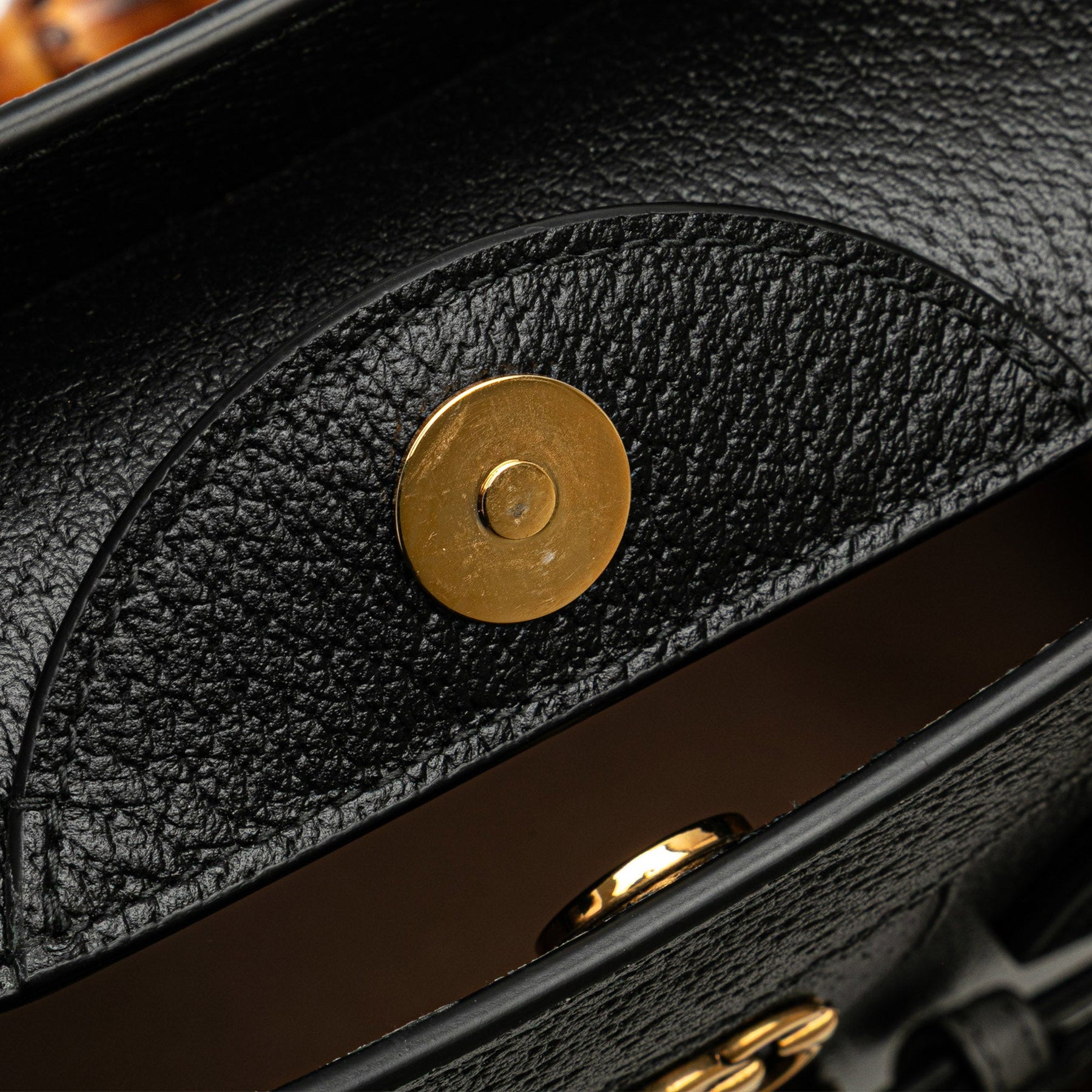 Gucci Small Leather Bamboo Diana Satchel