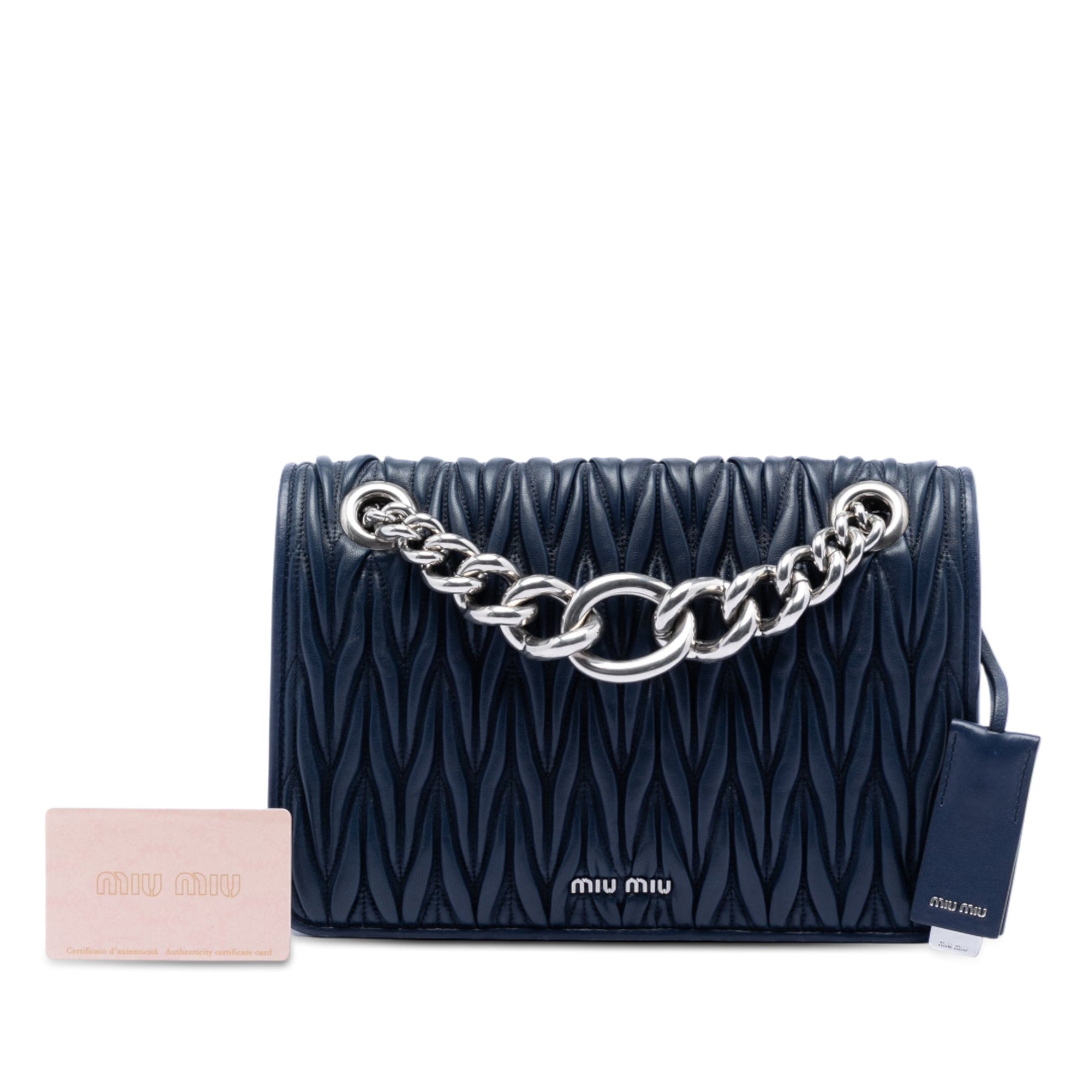 Miu Miu Matelasse Nappa Club Shoulder Bag
