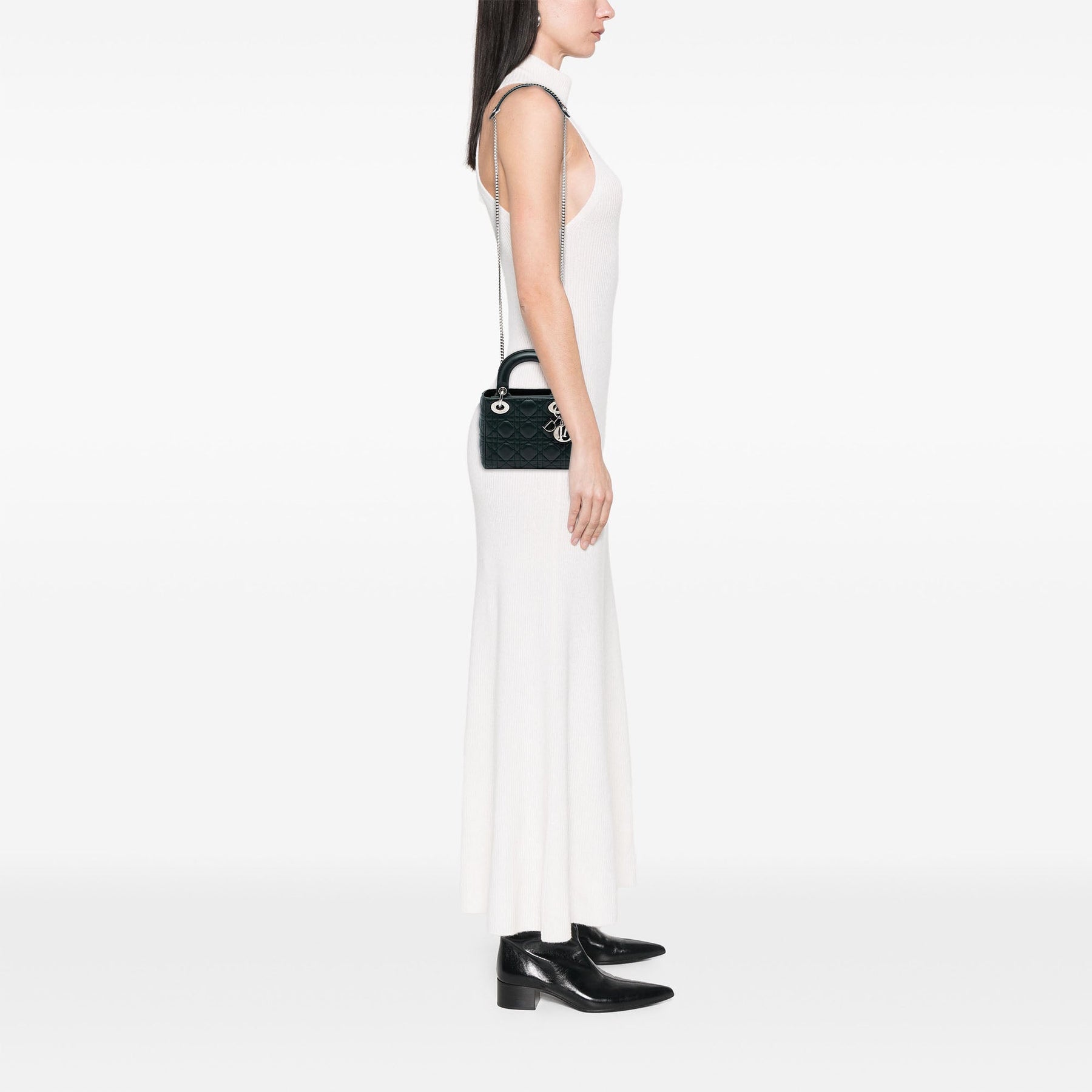 Dior Mini Lambskin Cannage Lady Dior