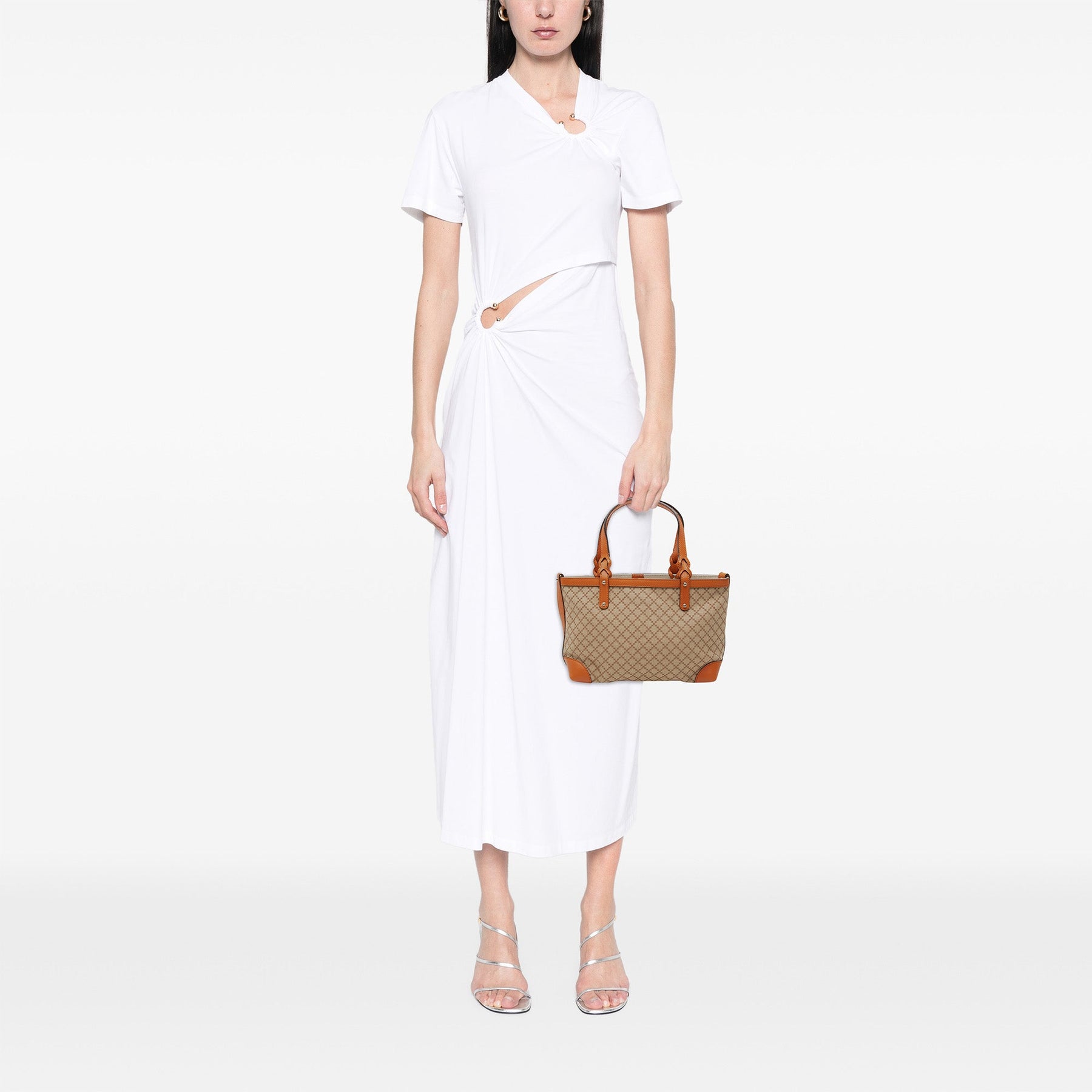Gucci Small Diamante Canvas Craft Tote