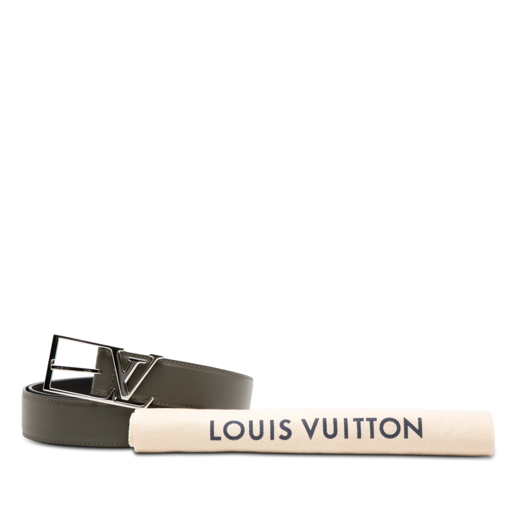 Louis Vuitton Leather LV Initiales Skyline Belt