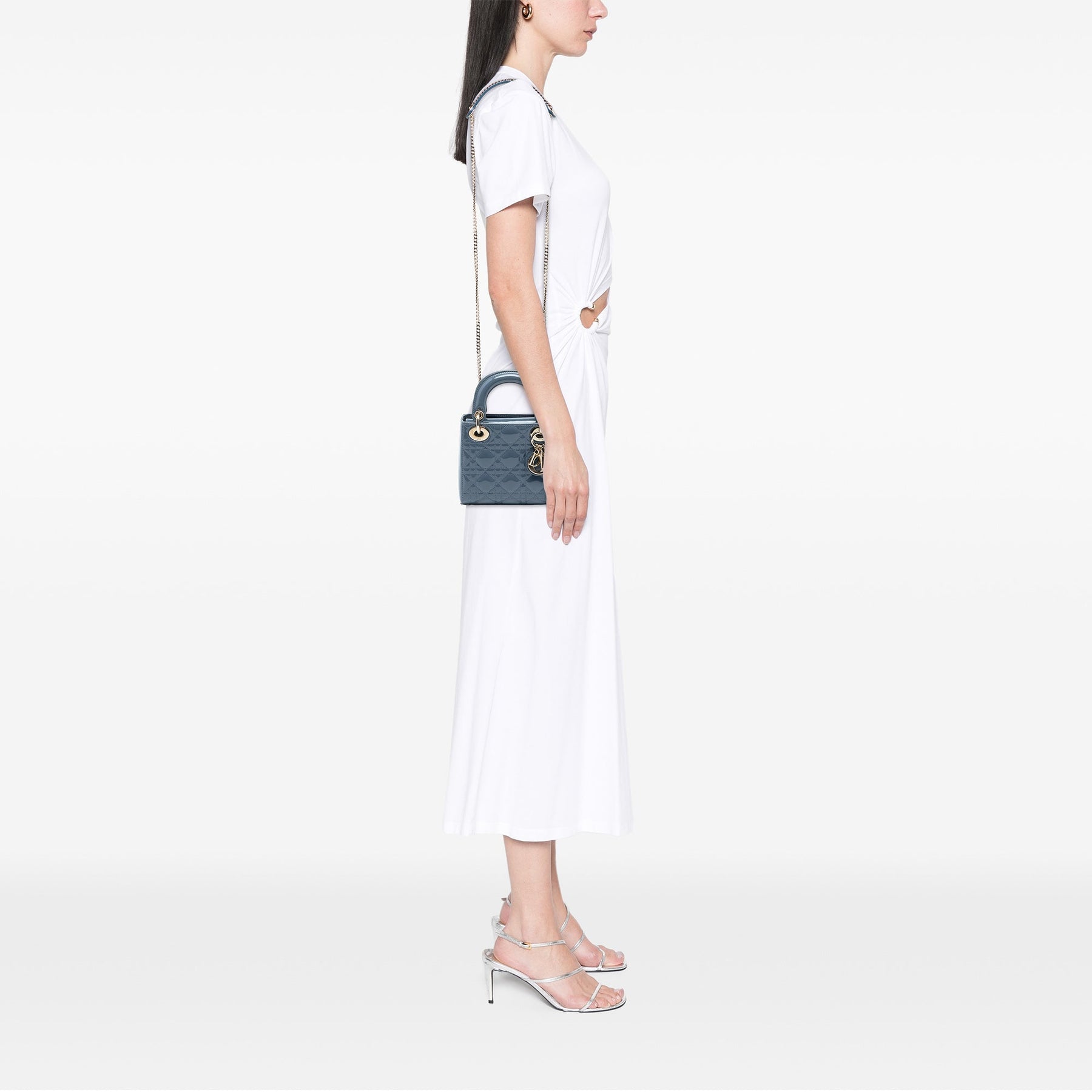 Dior Mini Patent Cannage Lady Dior