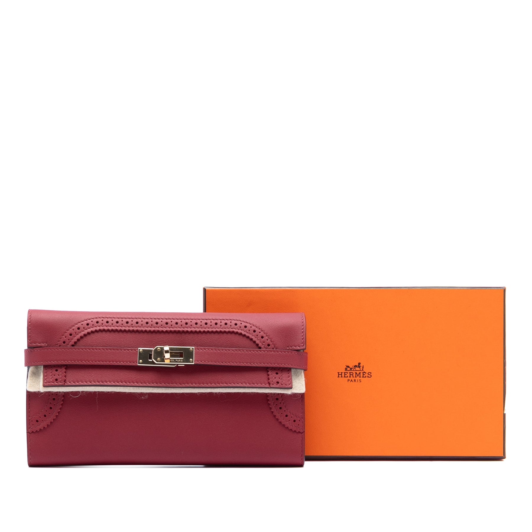 Hermes Swift Ghillies Kelly Longue Wallet