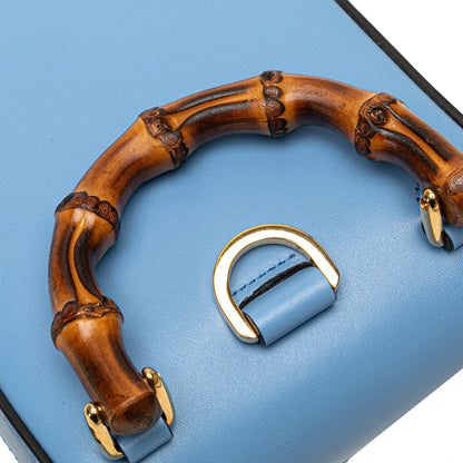 Gucci Mini Calfskin Bamboo Top Handle Bag