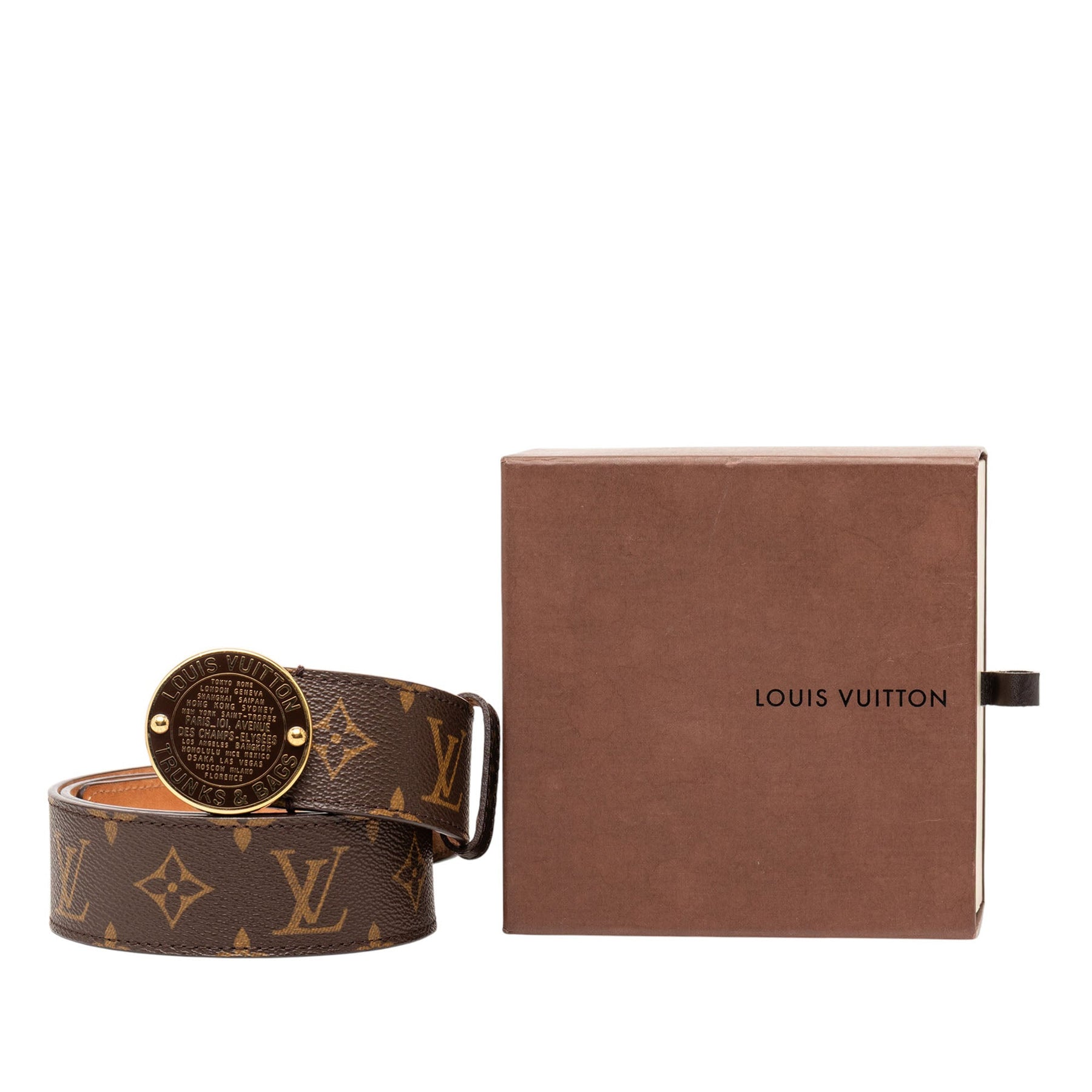 Louis Vuitton Monogram Trunks and Bags Belt