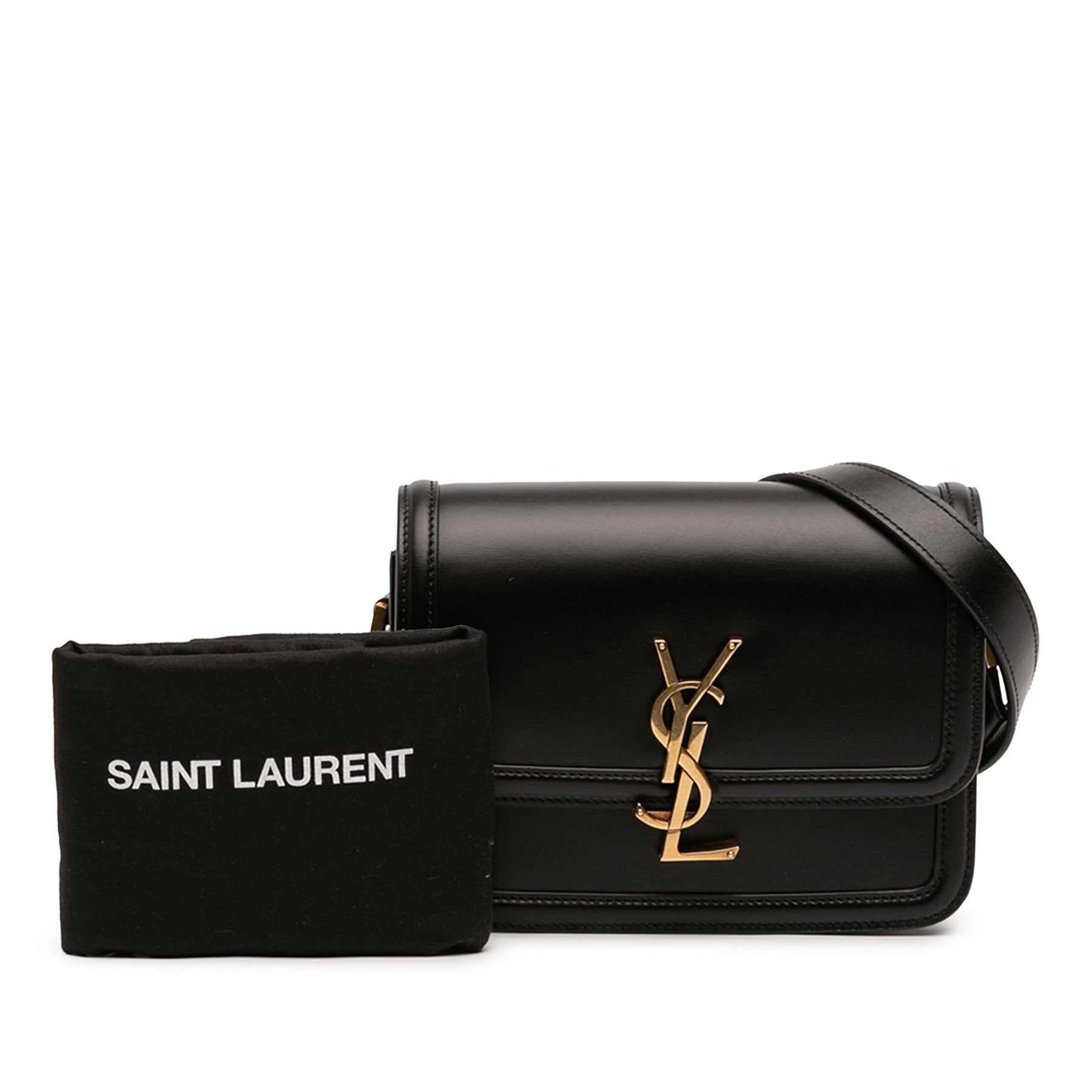 Saint Laurent Small Calfskin Solferino Satchel In Box