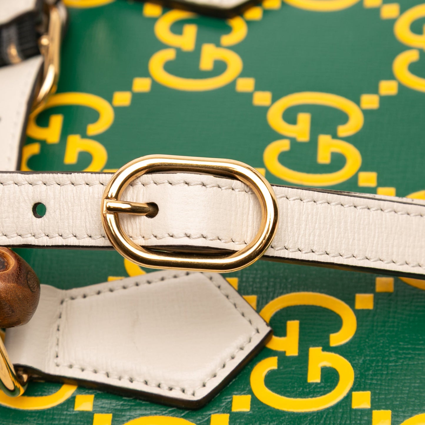 Gucci Mini Leather Bamboo GG Diana Satchel